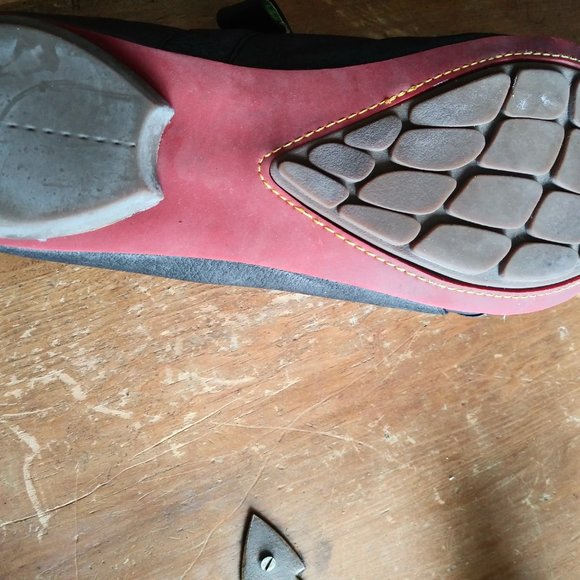 Retro Round toe black leather flat shoes - Picture 4 of 4